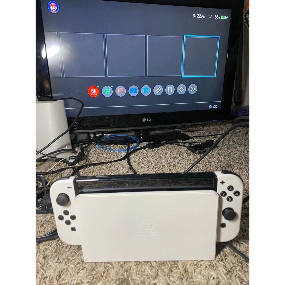 Nintendo Switch OLED 64GB White Model Console + Dock